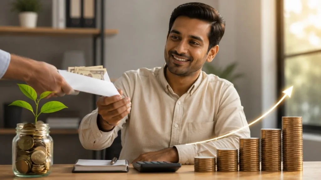 step up sip in marathi with salary hike